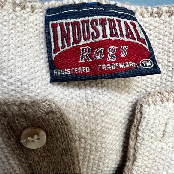 Vintage INDUSTRIAL Rags Cotton Sweater - Picture 7 of 11